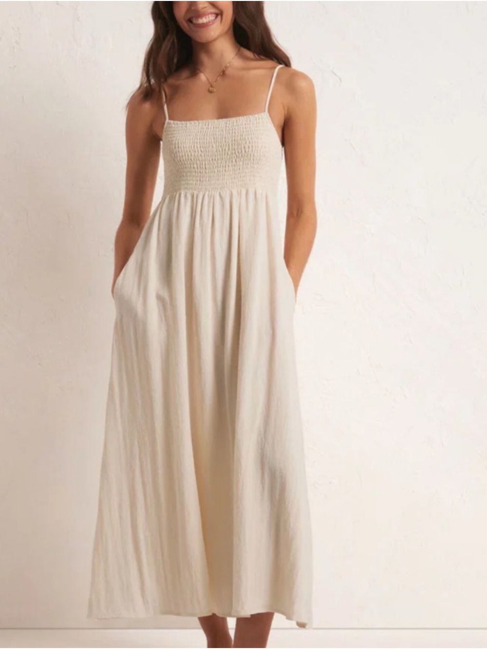 Z Supply Beachside MIDI Dress - L - NWOT
